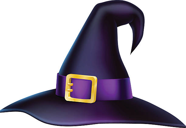 Detail Silhouette Witch Hat Clipart Nomer 23