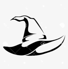 Detail Silhouette Witch Hat Clipart Nomer 28