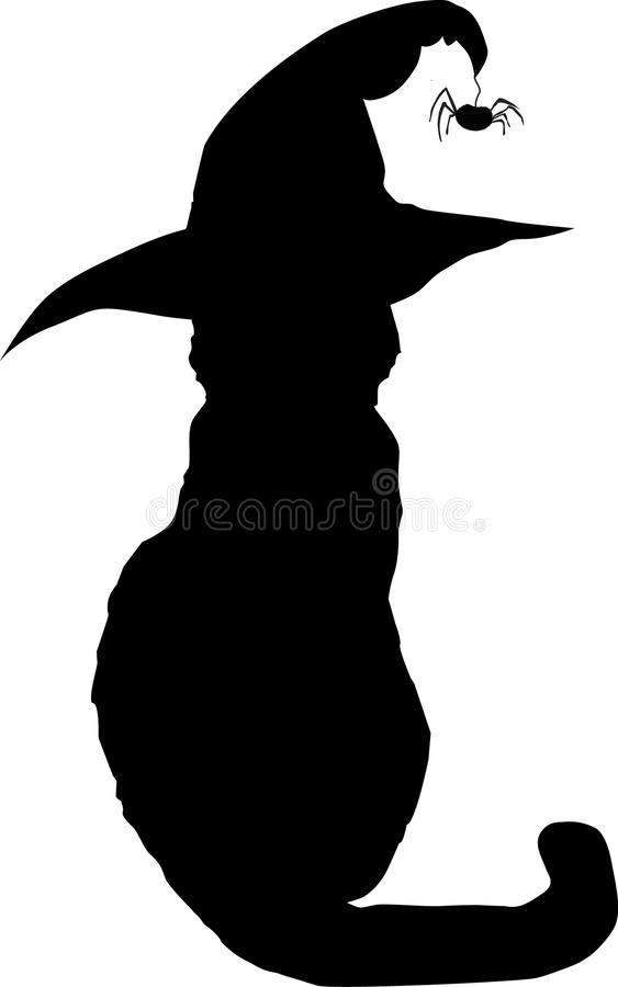 Detail Silhouette Witch Hat Clipart Nomer 37