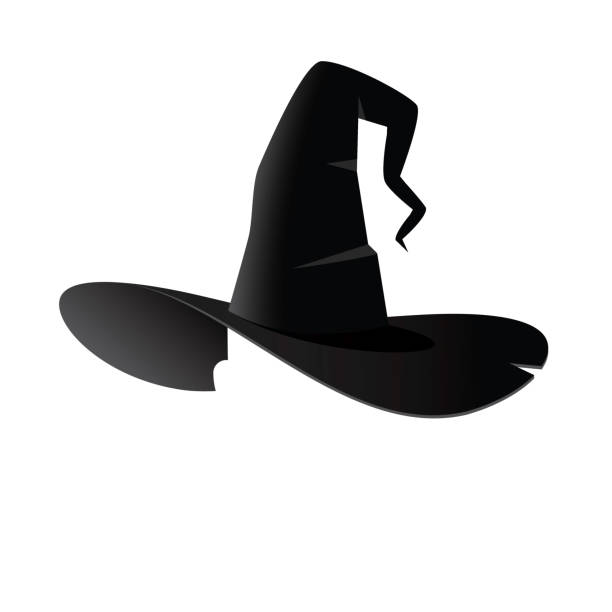 Detail Silhouette Witch Hat Clipart Nomer 6