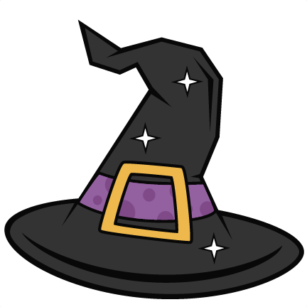 Detail Silhouette Witch Hat Clipart Nomer 48
