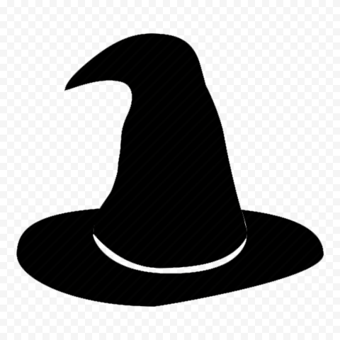 Detail Silhouette Witch Hat Clipart Nomer 7