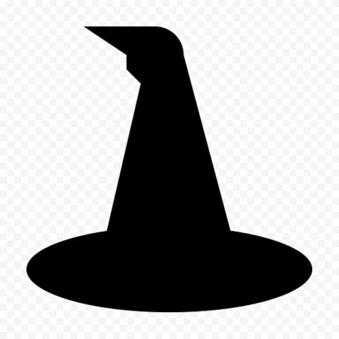 Detail Silhouette Witch Hat Clipart Nomer 8