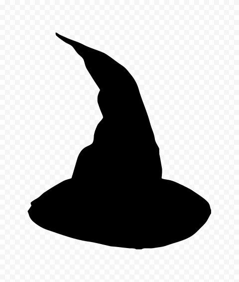Detail Silhouette Witch Hat Clipart Nomer 9