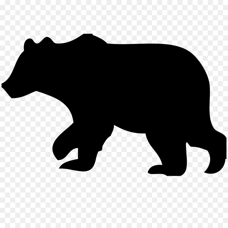 Detail Siluet Beruang Nomer 3