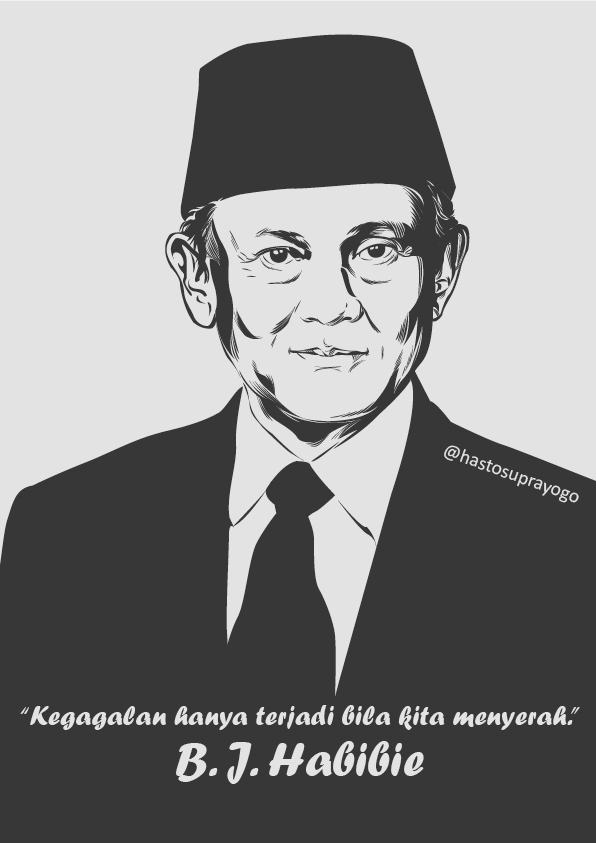 Siluet Bj Habibie - KibrisPDR