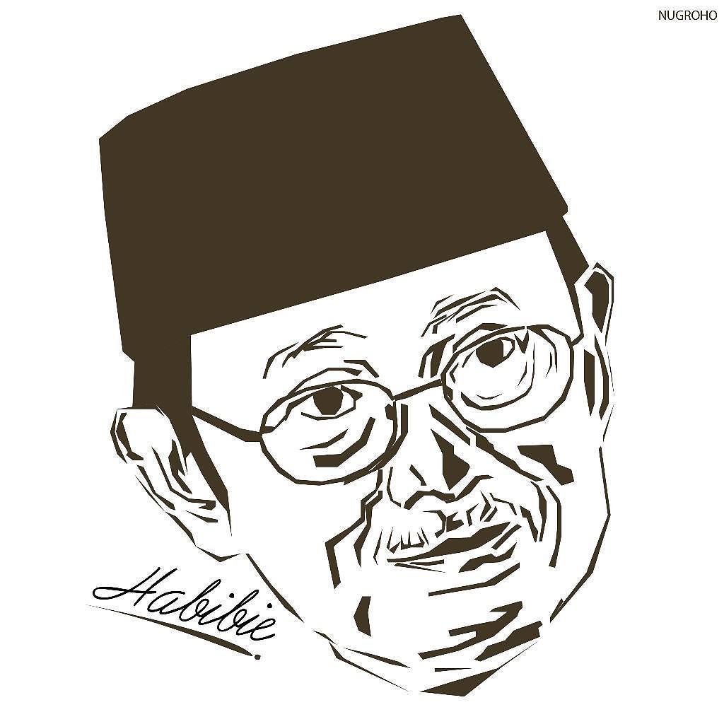 Detail Siluet Bj Habibie Nomer 2