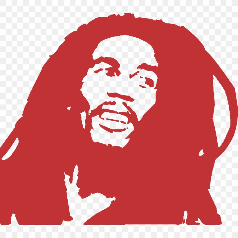 Detail Siluet Bob Marley Nomer 20