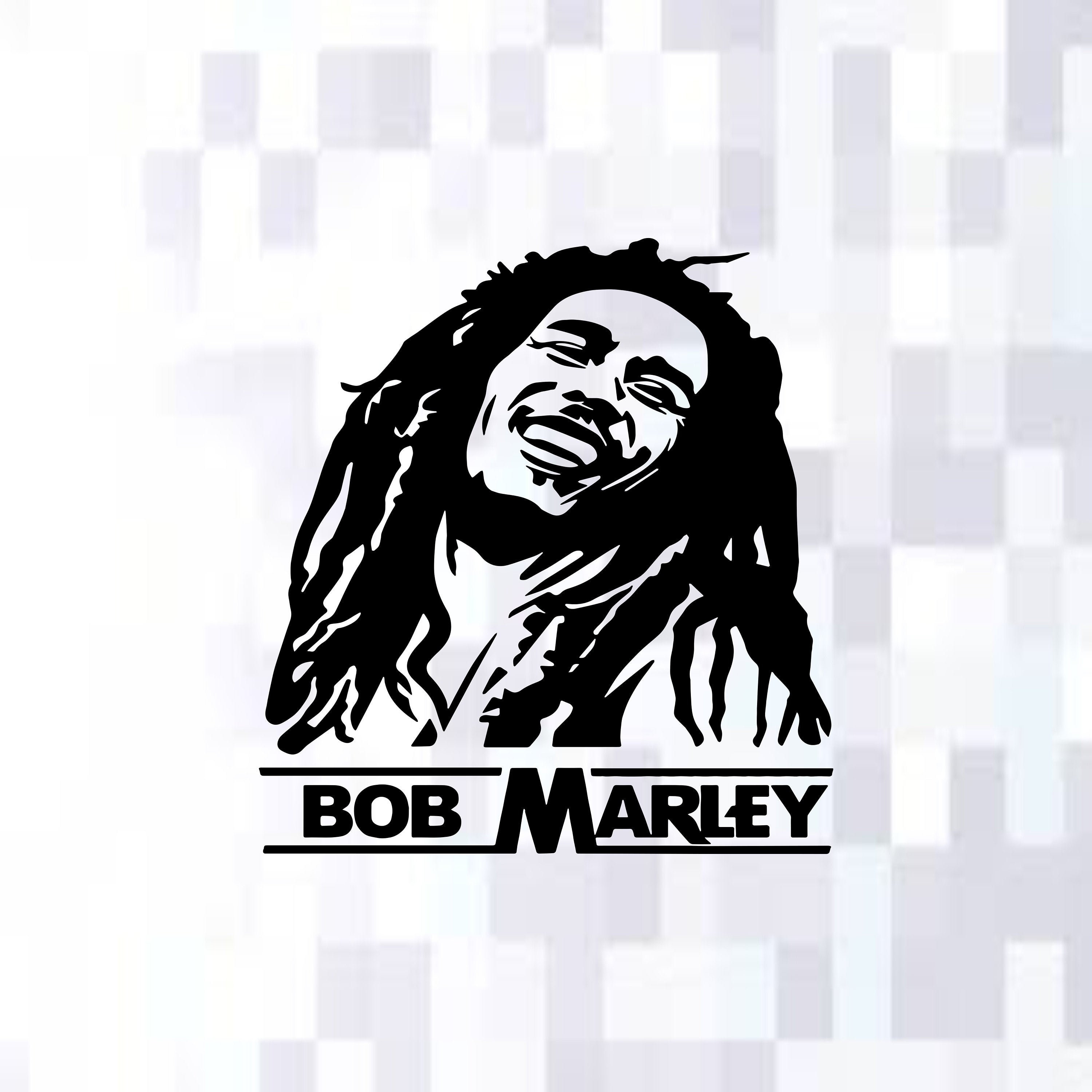 Detail Siluet Bob Marley Nomer 24
