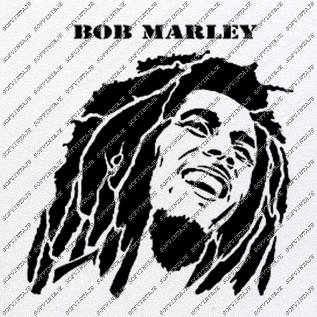 Detail Siluet Bob Marley Nomer 25