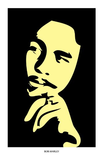 Detail Siluet Bob Marley Nomer 33