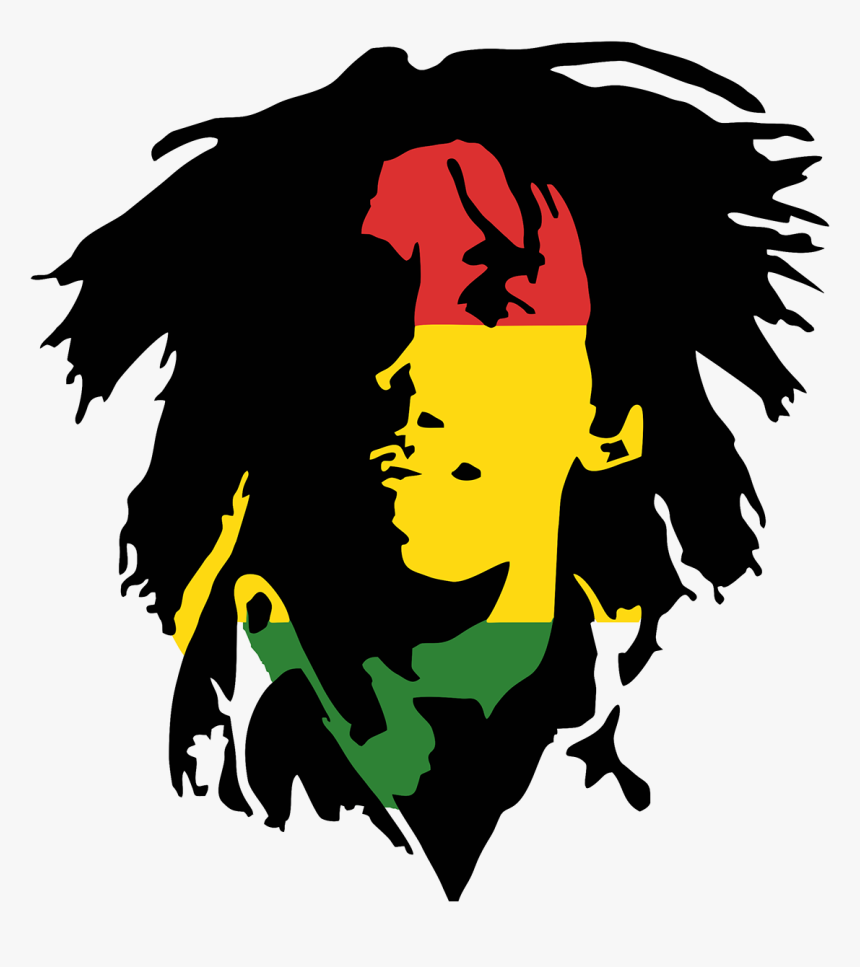 Detail Siluet Bob Marley Nomer 34