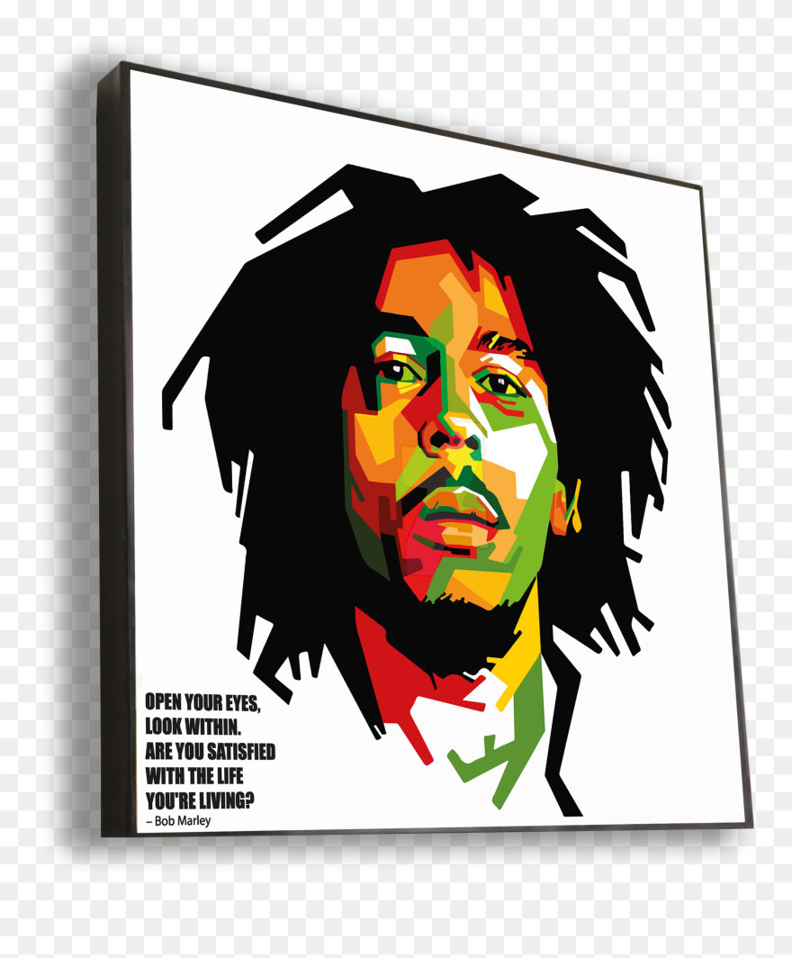 Detail Siluet Bob Marley Nomer 35