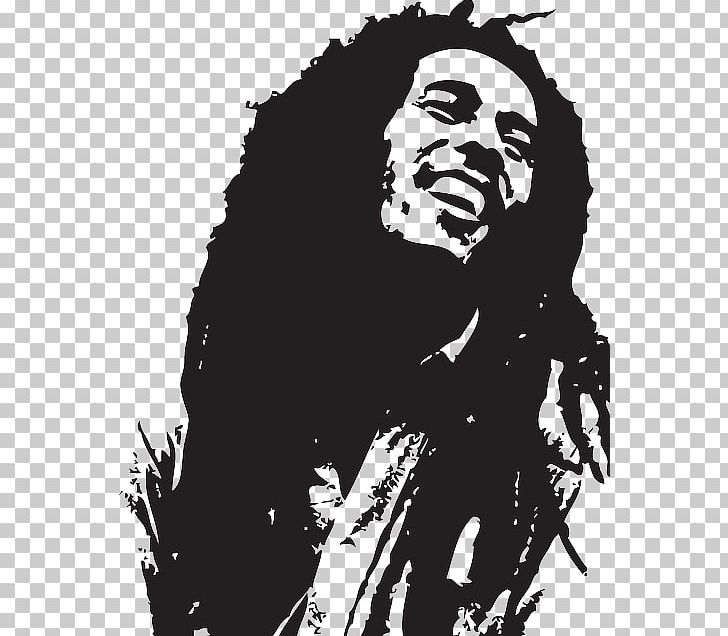 Detail Siluet Bob Marley Nomer 40