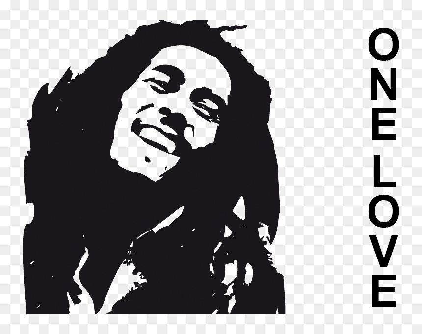 Detail Siluet Bob Marley Nomer 43