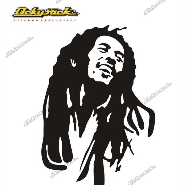 Detail Siluet Bob Marley Nomer 44