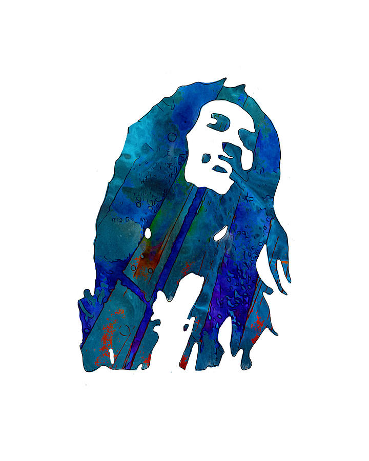 Detail Siluet Bob Marley Nomer 45