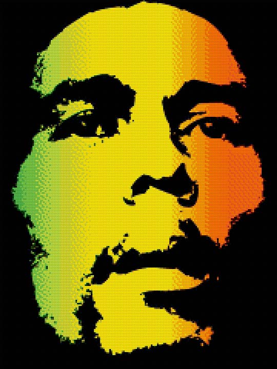 Detail Siluet Bob Marley Nomer 46