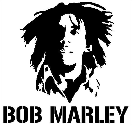 Detail Siluet Bob Marley Nomer 4
