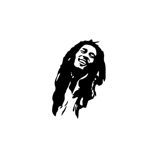 Detail Siluet Bob Marley Nomer 5