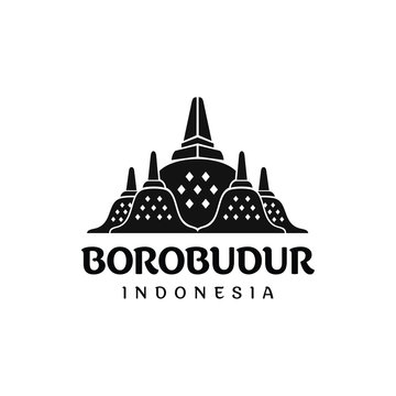 Detail Siluet Candi Borobudur Vector Nomer 9