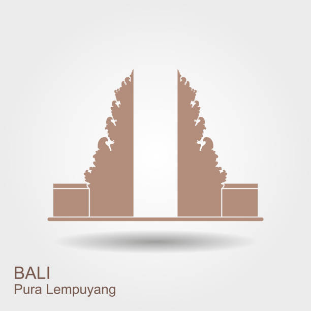 Detail Siluet Gapura Bali Nomer 17