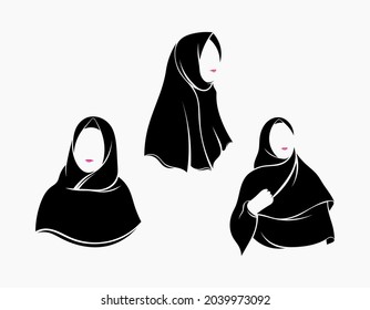 Siluet Hijab Syar I - KibrisPDR
