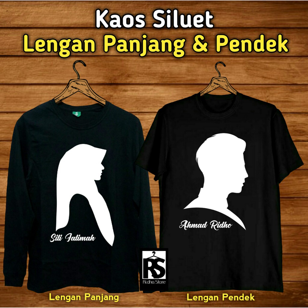 Detail Siluet Kaos Nomer 8