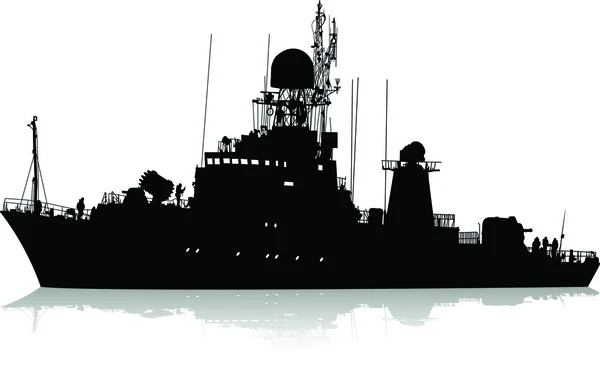 Detail Siluet Kapal Perang Nomer 24