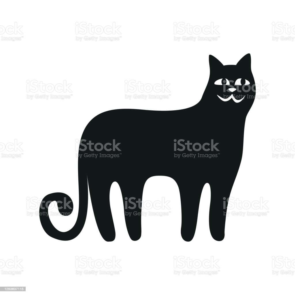 Detail Siluet Kucing Lucu Nomer 16