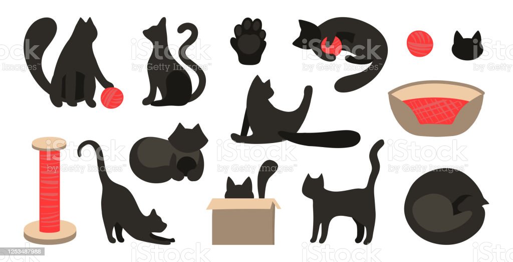 Detail Siluet Kucing Lucu Nomer 32