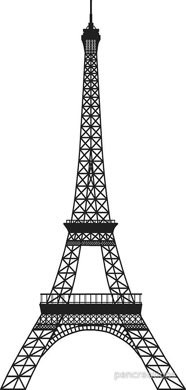Detail Siluet Menara Eiffel Nomer 14