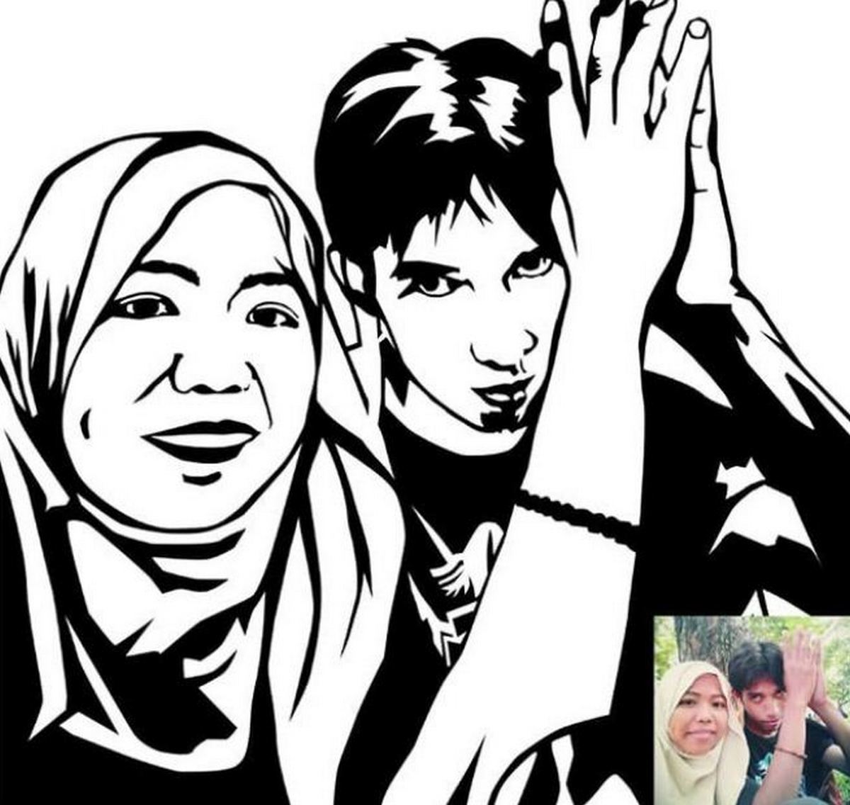 Detail Siluet Muka Nomer 37