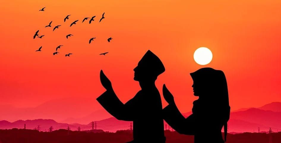 Detail Siluet Orang Berdoa Nomer 20