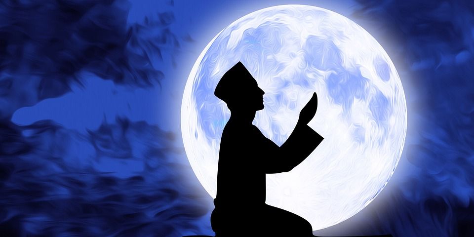 Detail Siluet Orang Berdoa Nomer 25
