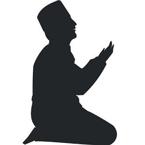 Detail Siluet Orang Berdoa Nomer 4