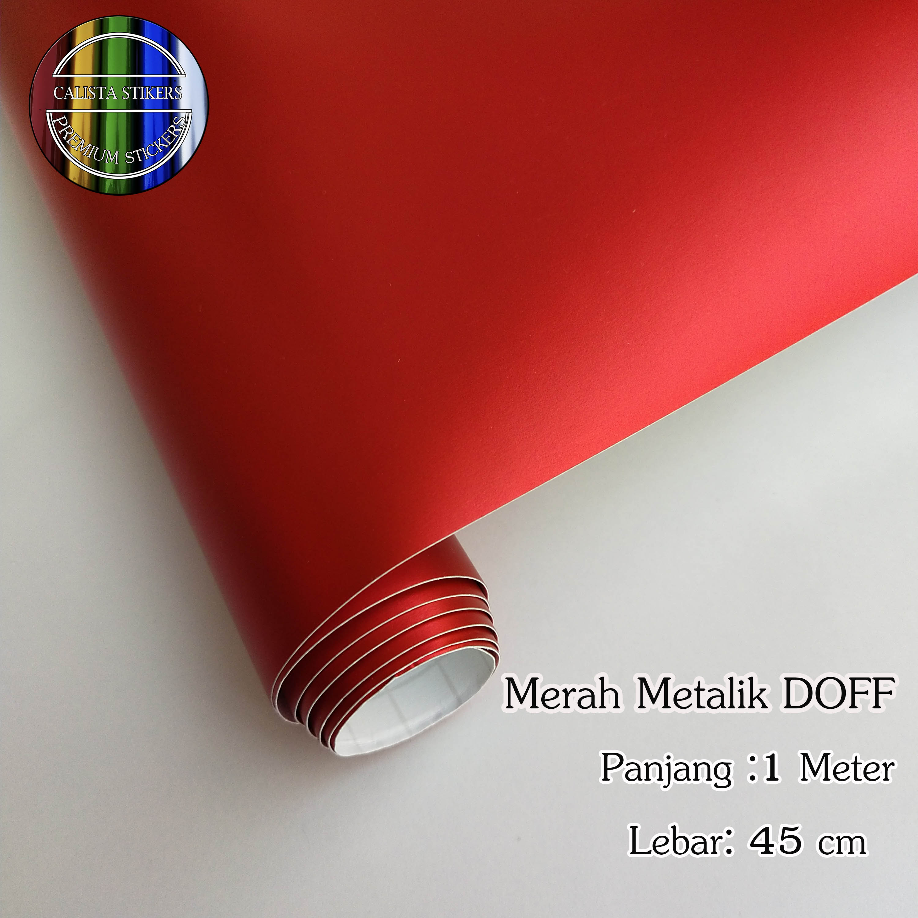 Warna Merah Doff Metalik - KibrisPDR