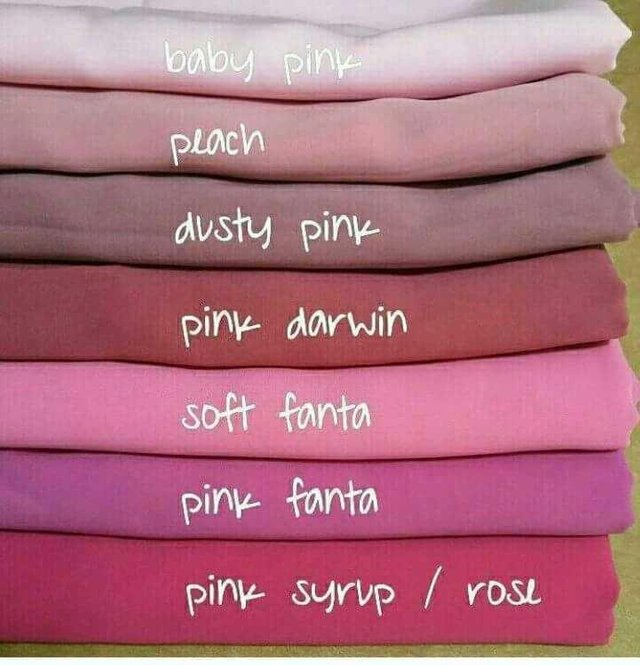 Detail Warna Merah Jambu Nomer 14