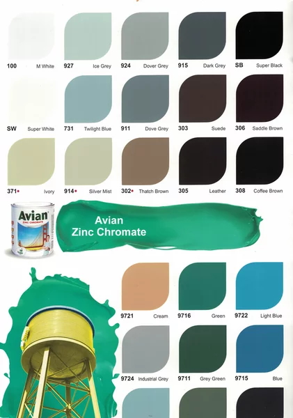 Detail Warna Ocean Green Nomer 40