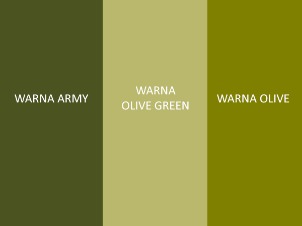 Detail Warna Olive Dan Army Nomer 3