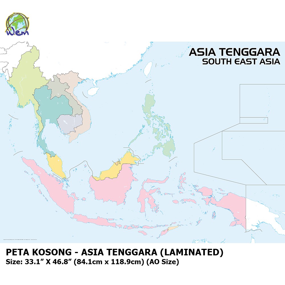 Download Warna Peta Asia Tenggara Nomer 22