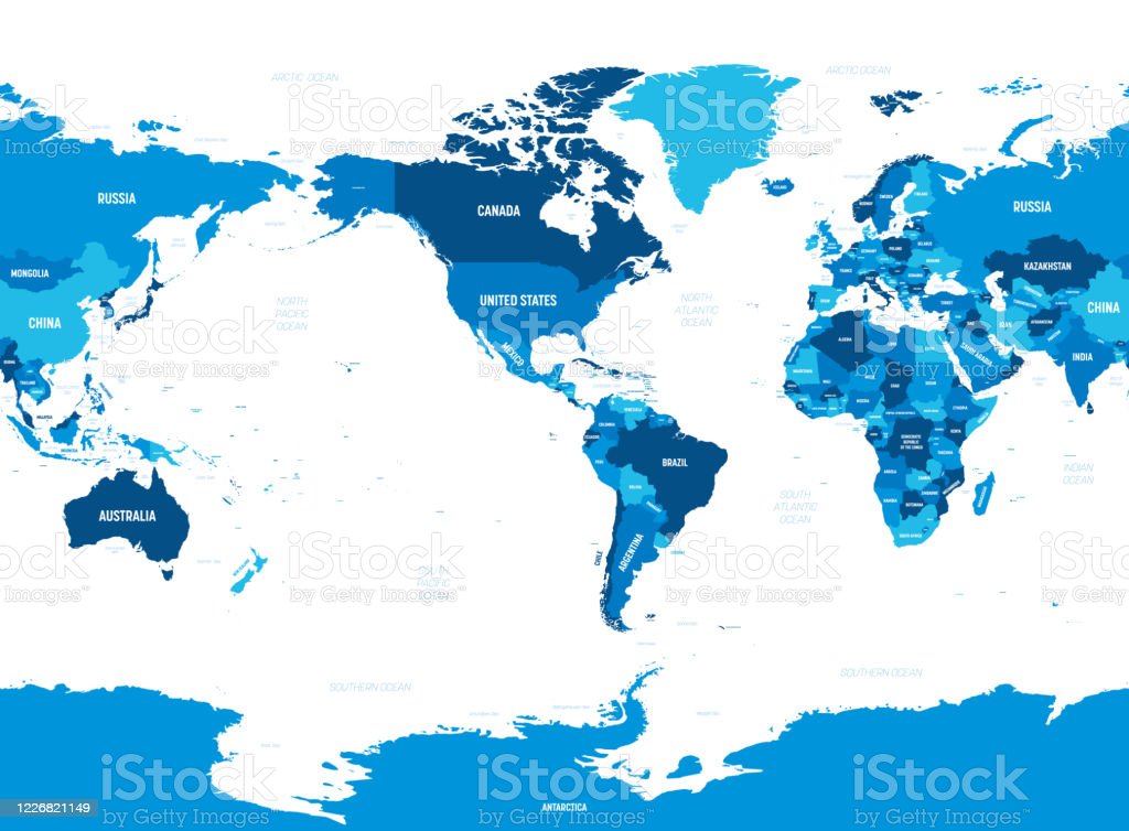 Detail Warna Peta Dunia Nomer 42