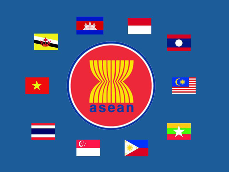 Detail Warna Putih Pada Lambang Asean Menggambarkan Nomer 11