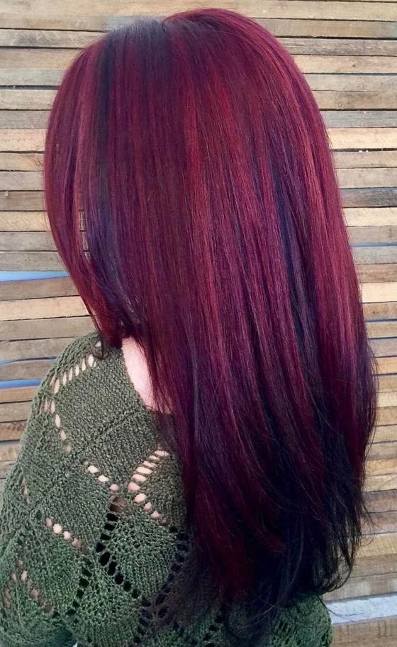 Detail Warna Rambut Merah Marun Gelap Nomer 48