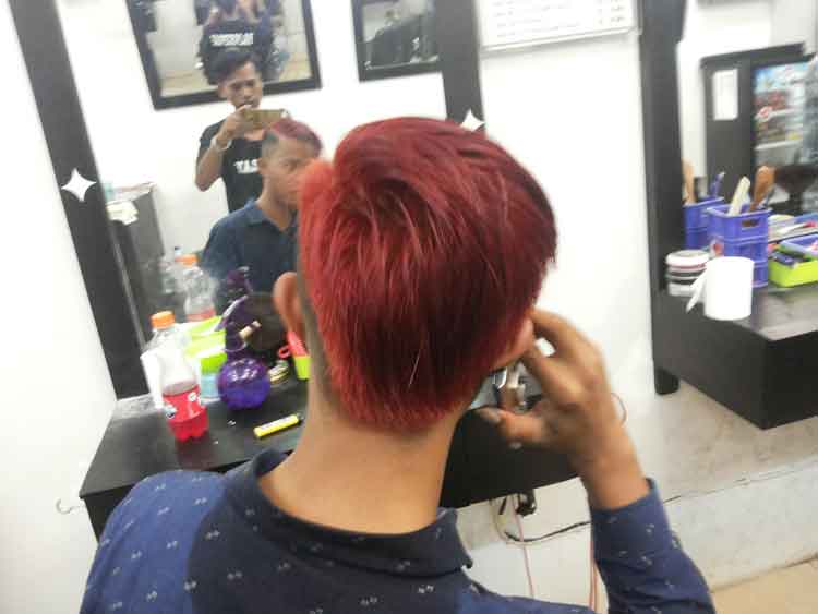 Detail Warna Rambut Pria Merah Maroon Nomer 12