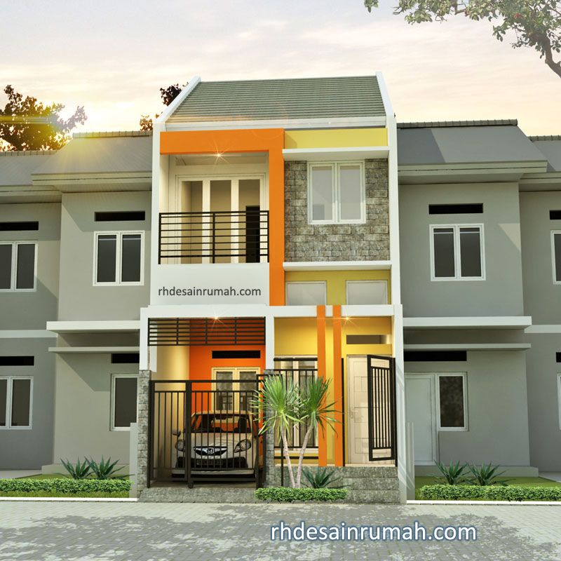 Detail Warna Rumah Orange Nomer 34