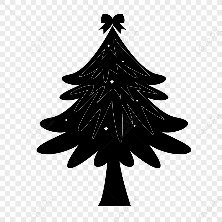 Detail Siluet Pohon Natal Nomer 44