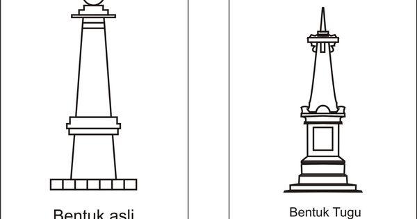 Detail Siluet Tugu Jogja Nomer 30