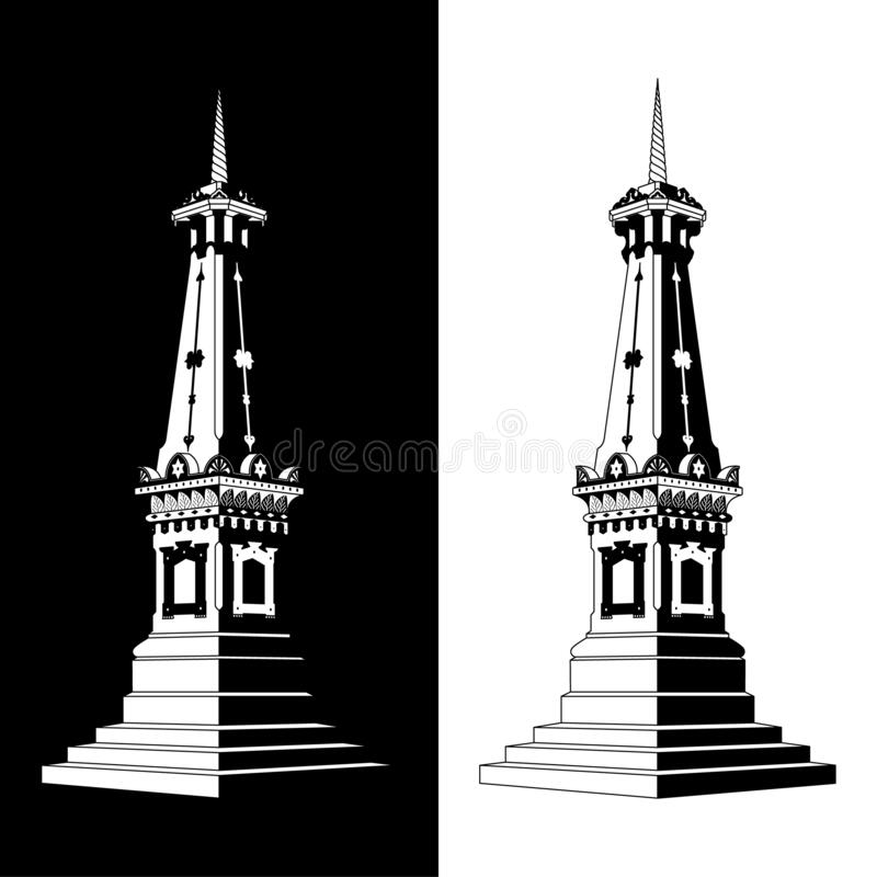 Detail Siluet Tugu Jogja Nomer 6