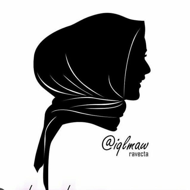 Detail Siluet Wanita Muslimah Nomer 56